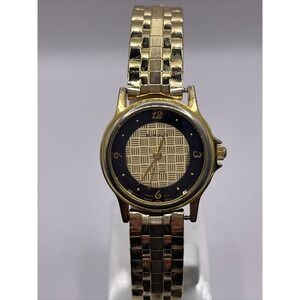 Rumours Women's Quartz Watch Gold Tone Stretch‎ Band- New Battery